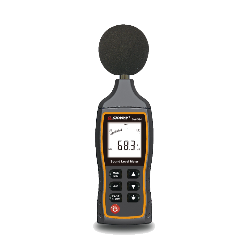 深达威数字噪音计SW-523/SW-524声级计分贝仪手持式声音测量仪