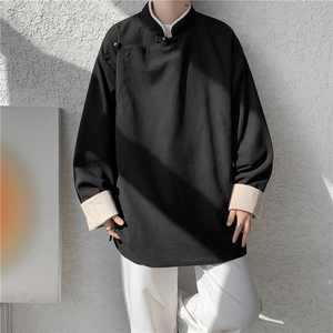 25年春季宽松中式布扣风汉服唐装夹克外套 JK62 P105图片