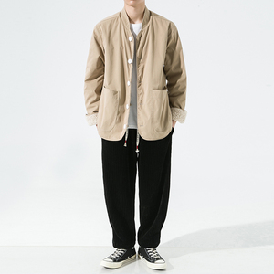 24年复古加大码直筒羊羔毛两面穿厚保暖风棉服 JK35 P140图片