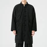 日系冬季加大码长款加绒加厚中式棉衣风棉服JK54P150，男装棉衣，电商B375