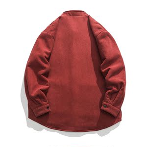冬装立领加绒加厚盘扣复古汉服平铺图风棉衬衫 JK37 P95图片