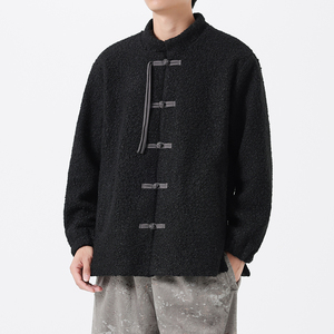 25加大码宽松立领中式古风日系潮唐装风棉衣 JK72 P125图片