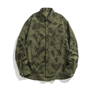 新款风汉服衬衫明制工装打底宽松风衬衣 C84 F75图片