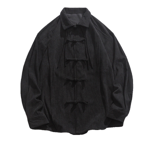 24年春夏加大码汉服打底长袖太极服男女通穿风衬衫 C53 F50图片