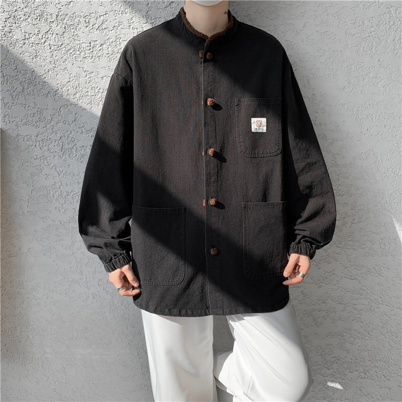 25春夏唐装汉服夹克风港风店主风模特大码外套 JK63 P110图片