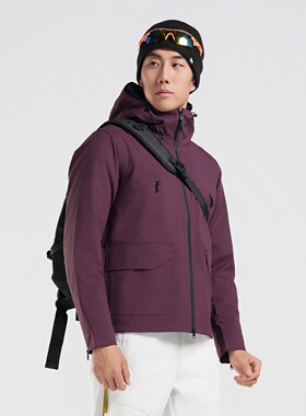 思凯乐户外秋冬男鹅绒内胆三合一防水风衣冲锋衣商务外套F2410805