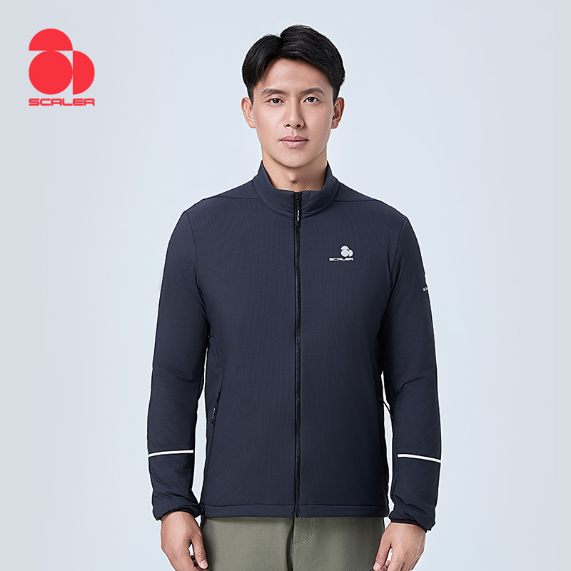 思凯乐户外秋冬款金标P棉轻量男女棉服透气保暖立领外套F6315237