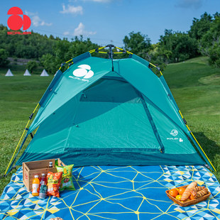 SCALER思凯乐新品户外野营露营防雨加厚3-4人全自动帐篷Z3423049