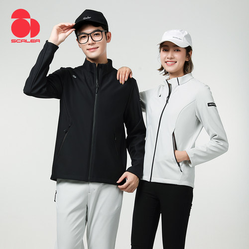 思凯乐男女经编软壳衣加绒夹克