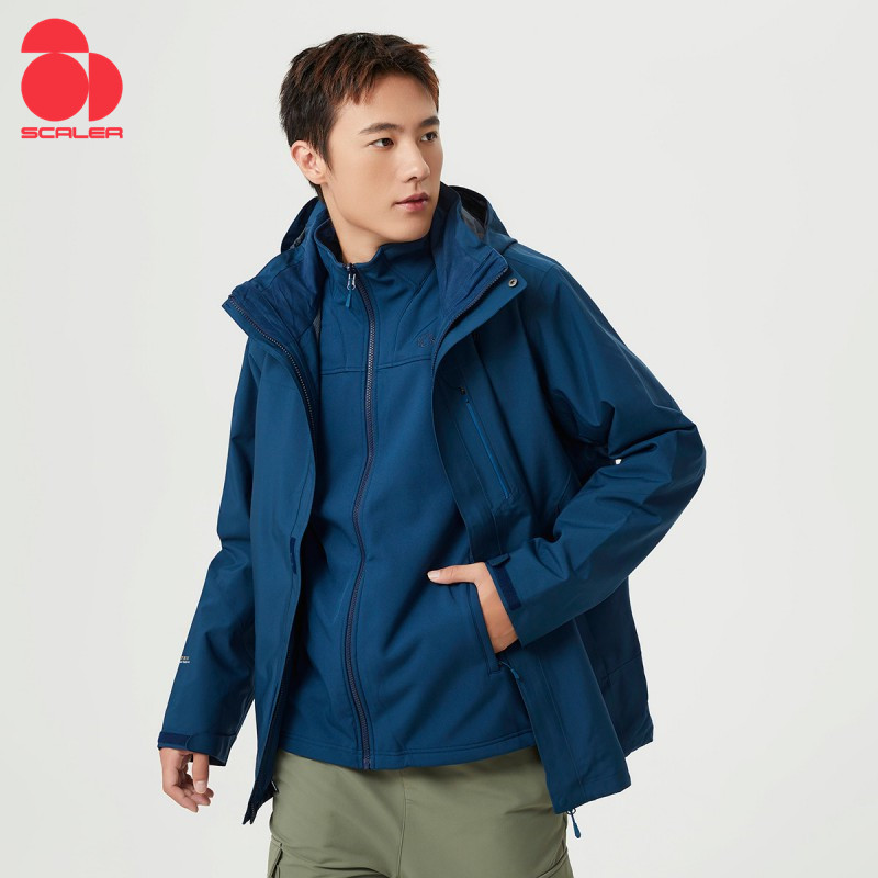 思凯乐户外三合一登山服冲锋衣