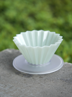 国产origami蛋糕滤纸折纸滤杯托V60 S号滤杯支架磨砂手冲咖啡套装