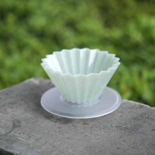 国产origami蛋糕滤纸折纸滤杯托V60 S号滤杯支架磨砂手冲咖啡套装