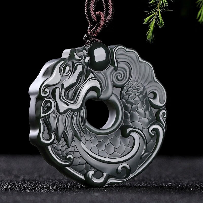 和田玉鱼化龙玉吊坠男鱼跃龙门玉龙鱼平安扣女学业大成玉鱼玉石龙