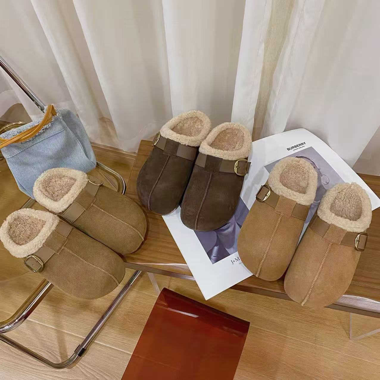 韩版时尚休闲包头女拖鞋