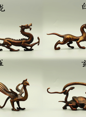 黄铜四方神兽四大神灵灵兽朱雀