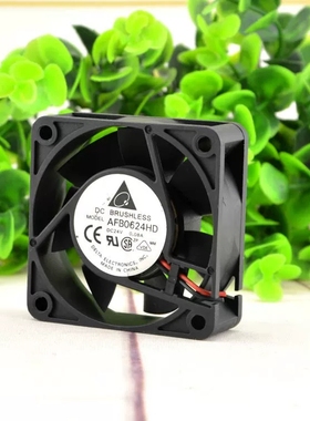 台达 6CM 24V0.08A 6020 AFB0624HD 7.5kw变频器 自动化手臂风扇