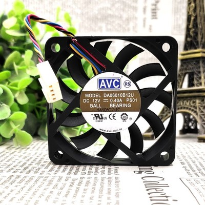 AVC 12V0.40A DA06010B12U 6010 超薄 主板cpu 6cm4线pwm调速风扇