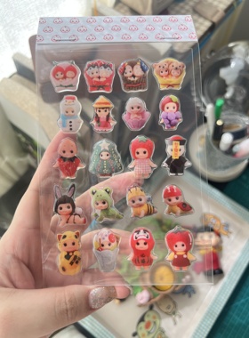 果果商店昭和Kewpie丘比地域限定 滴胶贴纸 可爱立体手机壳贴纸
