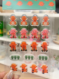 果果商店昭和佐藤象滴胶贴纸可爱立体手机壳贴纸