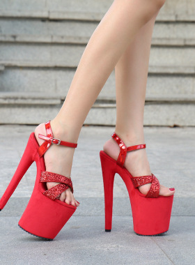 舞台走秀恨天高防水台凉鞋 Platform Stiletto Performance Heels