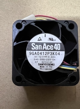 正品三洋4CM 4028 12V 0.92A 9GA0412P3K04 4线PWM大风量暴力散热