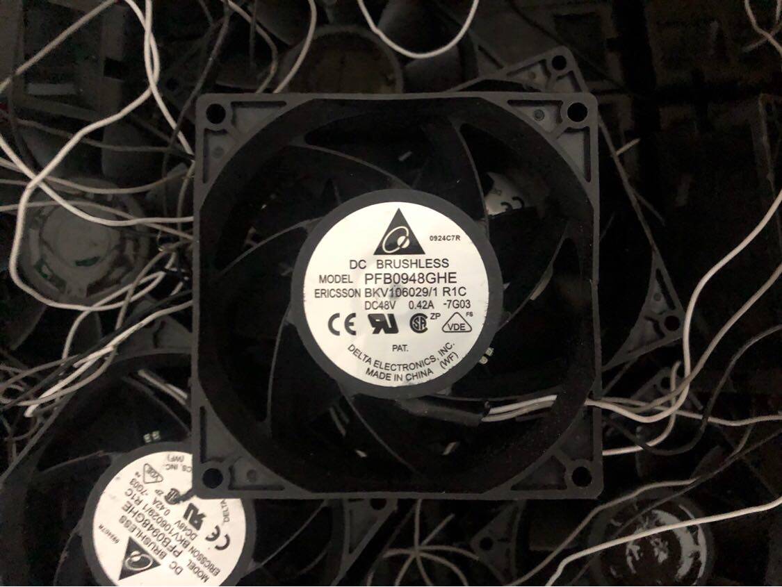 现货原装台达 PFB0948GHE 48V 0.42A 9038 加压版 带温控强力风扇