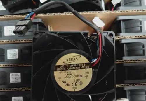 原装ADDA协禧AS08024HB389B00 24V 1.5A 8038 3线变频器风扇