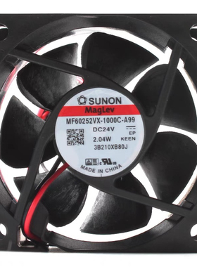 SUNON风机 MF60252VX-1000C-A99 建准6025 24V 6CM变频器散热风扇