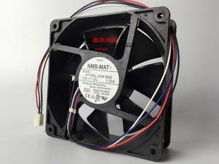 04W B56 12038 原装 12V 4715KL 12cm 1.3A暴力大风量散热风扇 NMB