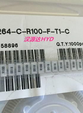 KRL3264-C-R100-F-T1 SUSUMU贴片白色电阻 2512 R100 0.1R  1% 1W