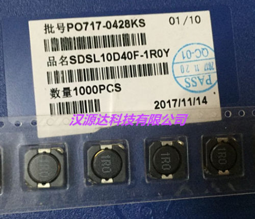 SDSL10D40F-1R0Y 台庆原装屏闭功率电感 104R-1R0 1UH 10X10X4MM
