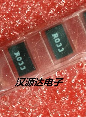 RW1S0BAR033J OHMITE进口贴片绕线电阻 2515 R033 0.033R 5% 1W