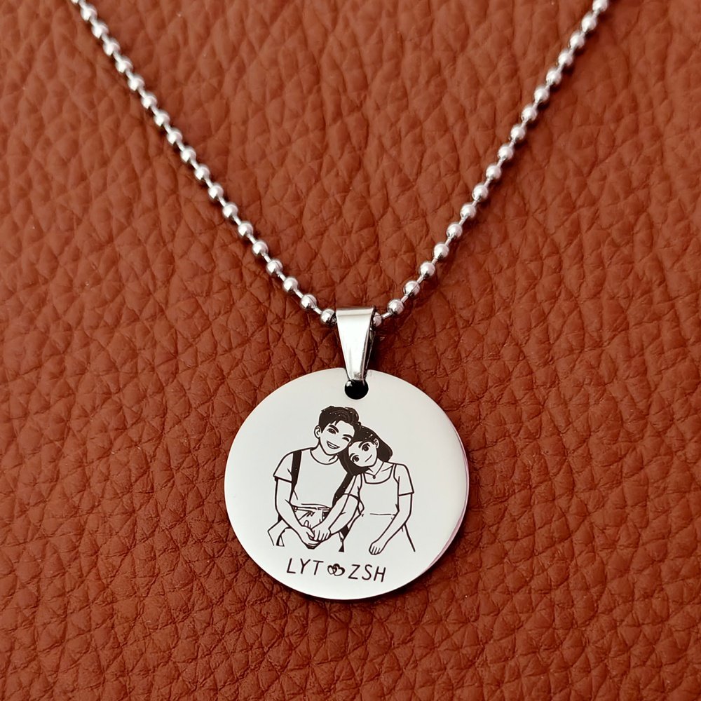 定制钥匙扣diy情侣创意挂件纪念日历生日礼物送男女朋友闺蜜