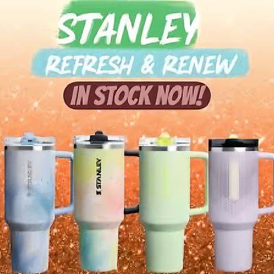 代购 Stanley 40 盎司 Quencher ProTour 翻盖吸管保温杯防漏翻