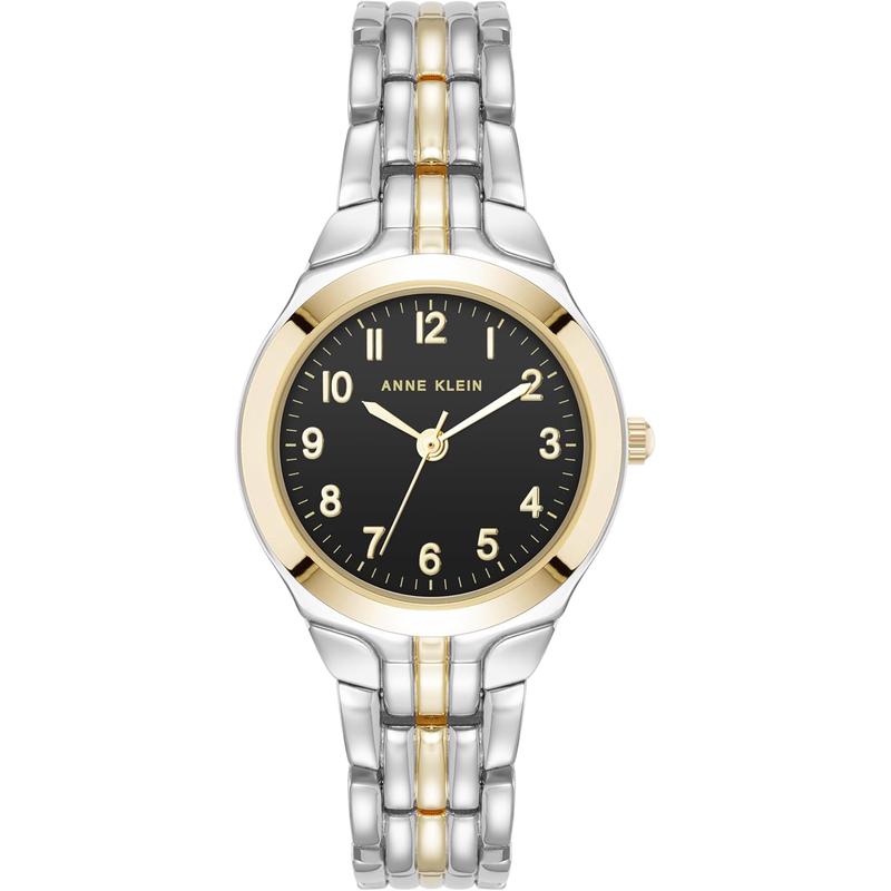 ANNE KLEIN/安妮克莱因女式简约银色表盘金属表带腕表