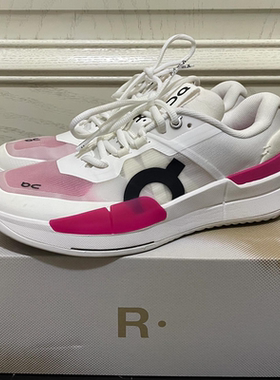 代购On昂跑 THE ROGER Pro 2 轻便耐磨网面透气36.5粉色网球鞋女