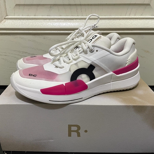 代购On昂跑 THE ROGER Pro 2 轻便耐磨网面透气36.5粉色网球鞋女