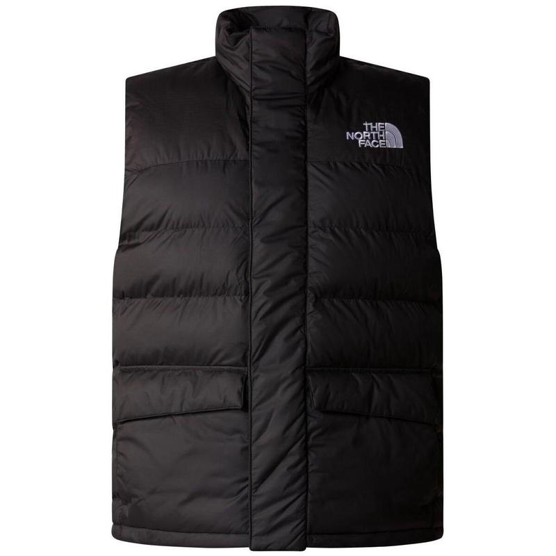 代购THE NORTH FACE北面男士羽绒服保暖防风轻便黑色立领绗缝