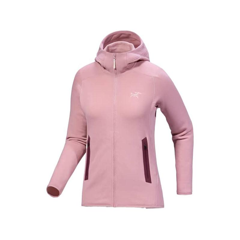 代购ARCTERYX始祖鸟女士抓绒衣保暖防风透气保暖外套连帽长袖