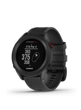 海外代购Garmin/佳明男女户外功能手表距离测量球场地图黑色