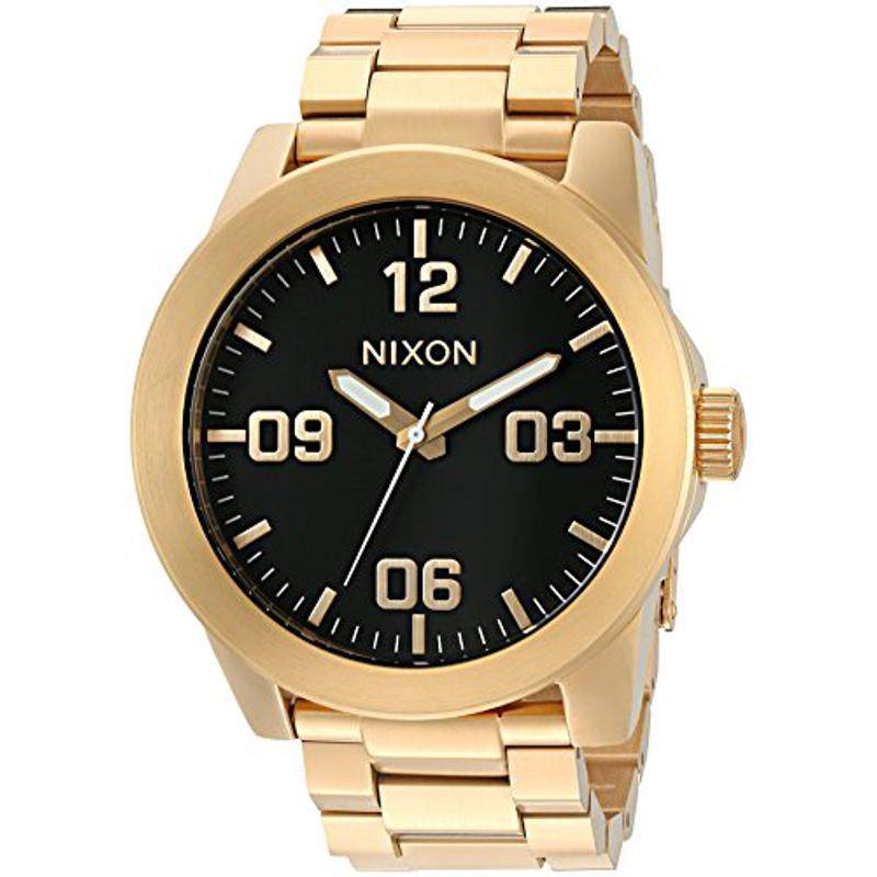 尼克松 nixon 男士手表黑金色商务腕表节日礼物送父亲a346-510-00