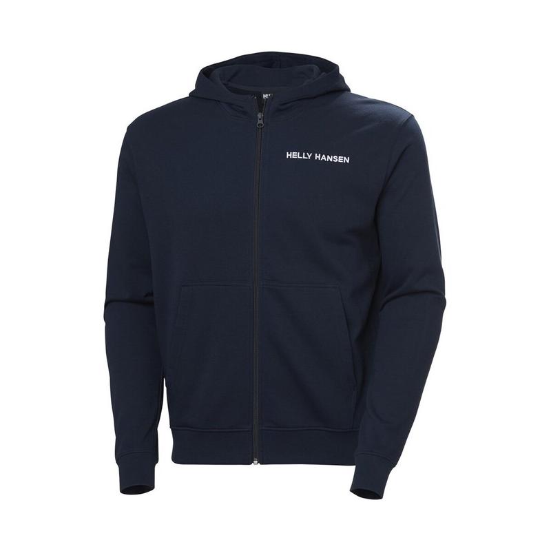 代购Helly Hansen海丽汉森男士卫衣保暖深蓝拉链日常休闲外套