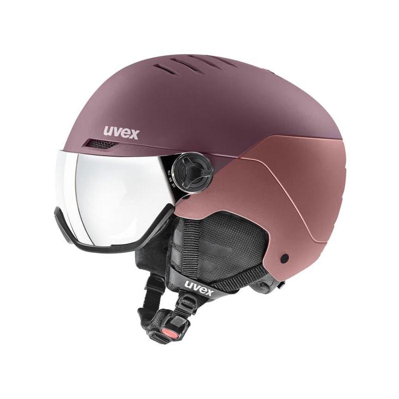 代购UVEX优维斯滑雪头盔可调头围系统通风系统防雾面罩颈部防护