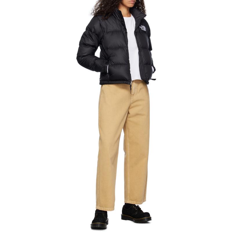 代购THE NORTH FACE北面女士羽绒服保暖防风轻便耐用黑色连帽