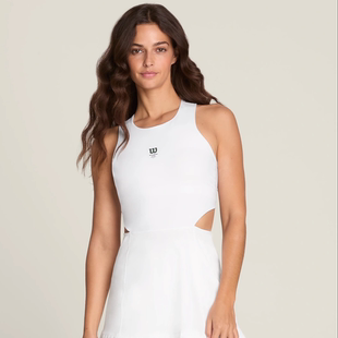 代购Wilson Apron 连衣裙新款网球裙吸湿排汗个性运动服女款短裙