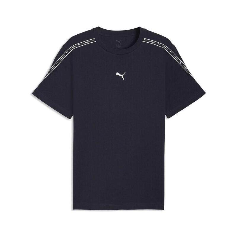 代购海外代购Puma/彪马男士运动T恤透气吸汗圆领肩部印花健身训练