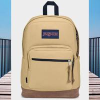 Jansport/杰斯伯 Right Pack 28L优质绒面革中性简约双肩背包