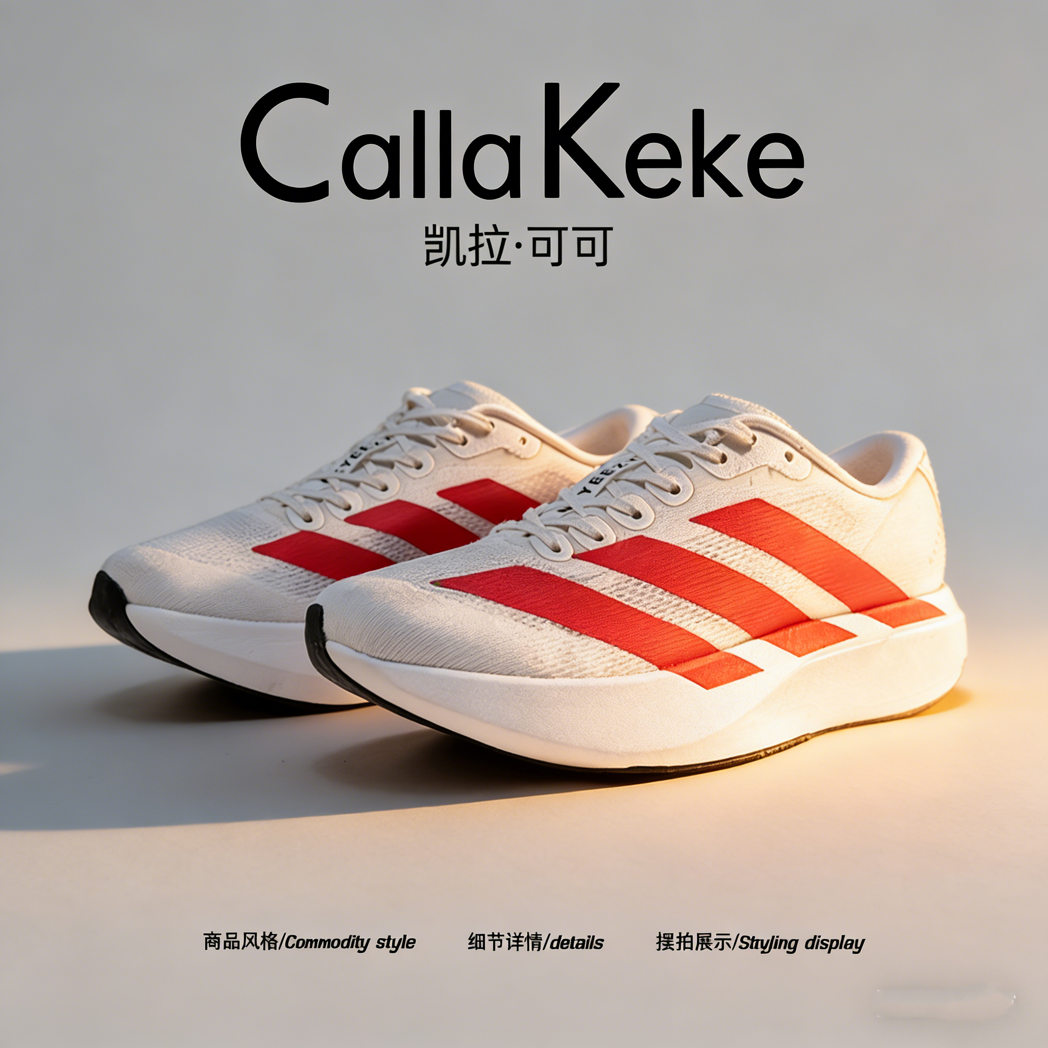 美国Calla Keke马拉松专业竞训跑鞋男2025新款网面透气休闲运动鞋