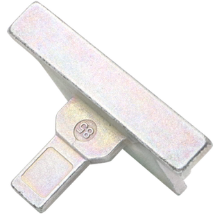 隔热断桥铝门窗执手拨叉 内开内倒窗户拉把手配套U型叉子插片配件