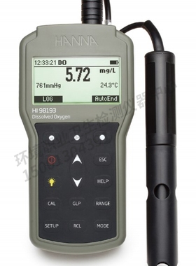 哈纳HI98193极谱法大量程便携式溶解氧DO生化需氧量BOD测定仪